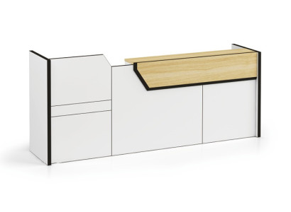 Empfangstheke Rezeption Tresen Praxis Büro Messe Empfang Hotel Tische 280x80cm